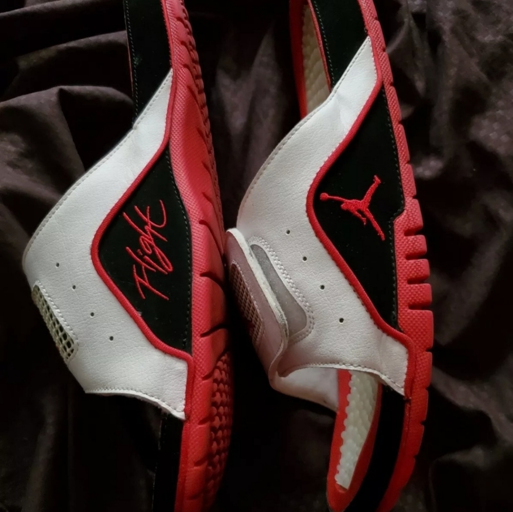 Jordan Hydro 4 Red Sandals Size 12